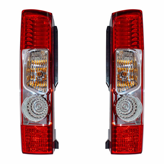 Brock 2222-0097LR Driver Left Passenger Right Combination Tail Light Assembly Set Compatible with 2014-2024 RAM ProMaster