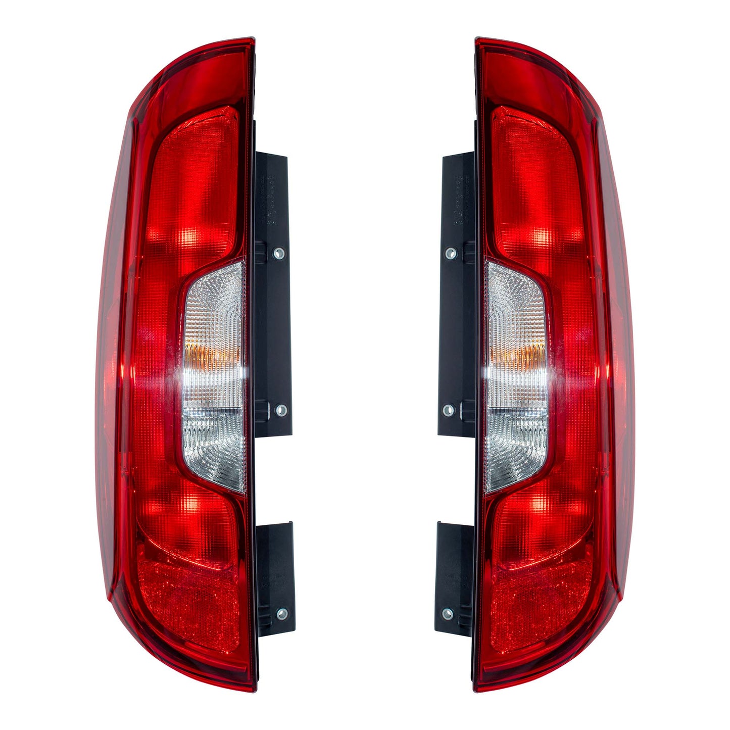 Brock 2222-0098LR Driver Left Passenger Right Combination Tail Light Assembly Set Compatible with 2014-2024 RAM ProMaster City