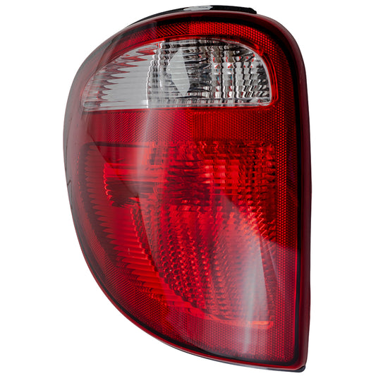 Brock Replacement Driver Tail Light Compatible with 2004-2007 Caravan Town & Country 68241335AA