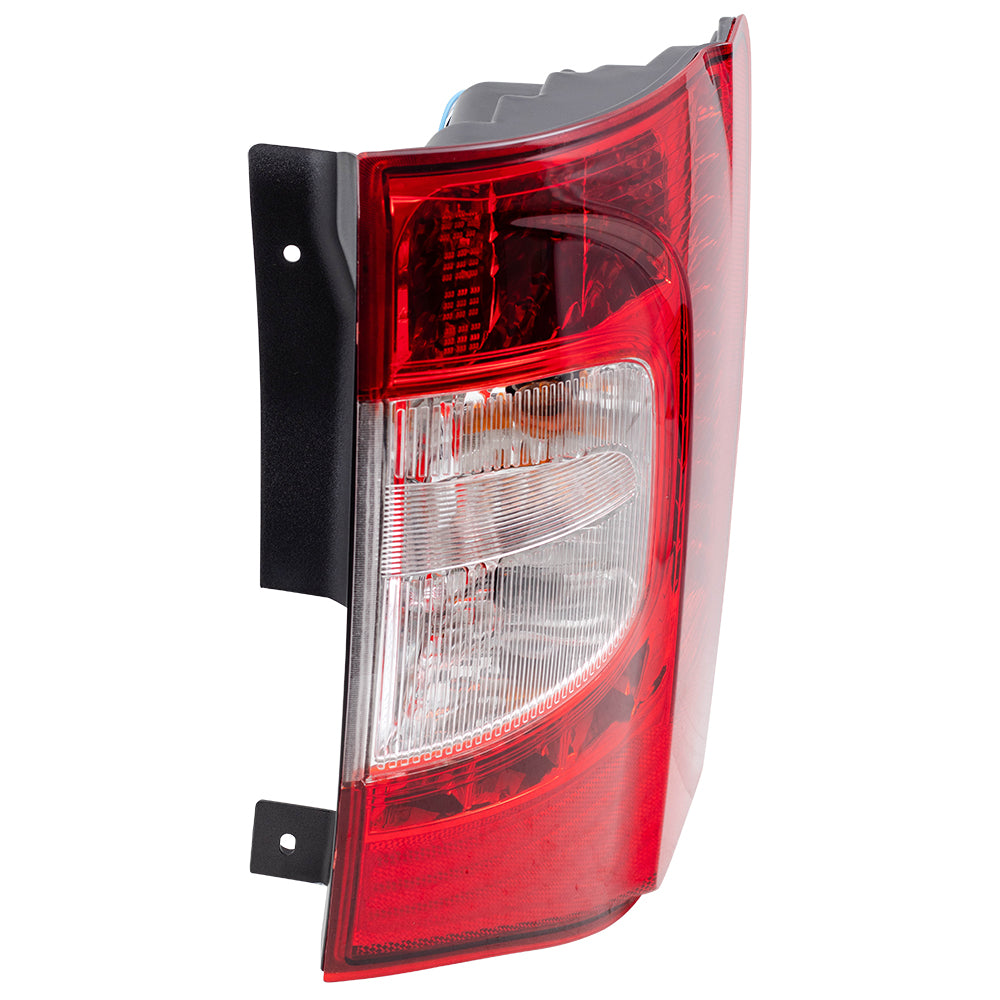 Brock Replacement Set Driver and Passenger LED Tail Lights Compatible with 2011-2016 Town & Country Van 5182531AE 5182530AE