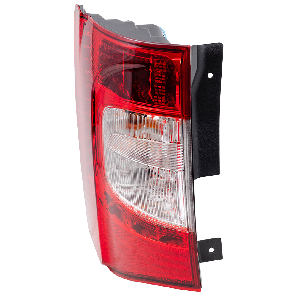 Brock Replacement Driver LED Tail Light Compatible with 2011-2016 Town & Country Van 5182531AE