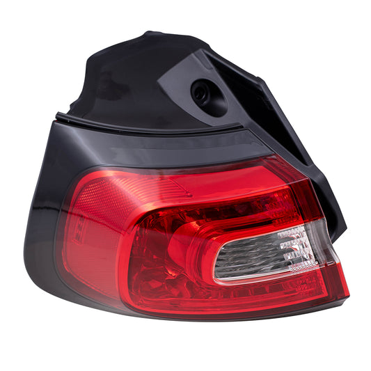 Brock Replacement Driver Quarter Panel Mounted Tail Light Compatible with 2014-2017 Cherokee 68102907AF CH2804107