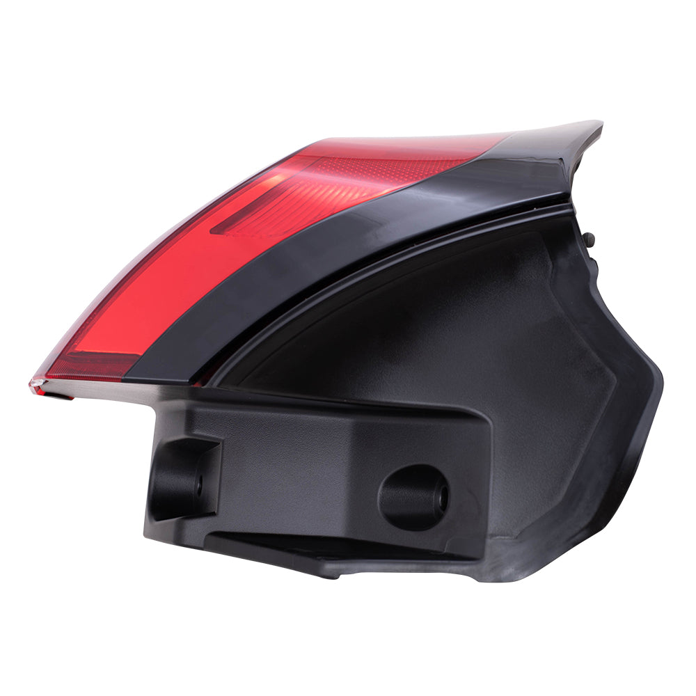 Brock Replacement Set Driver and Passenger Quarter Panel Mounted Tail Lights Compatible with 2014-2017 Cherokee 68102907AF 68102906AF
