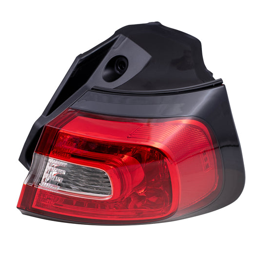 Brock Replacement Passenger Quarter Panel Mounted Tail Light Compatible with 2014-2017 Cherokee 68102906AF