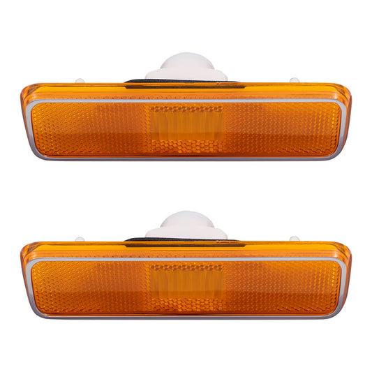 Park/Signal/Side Marker for 1981-1993 D150 Front Amber L=R for 1981-1993 D250 1981-1993 D350 1981-1993 Ramcharger 1972-1986 Charger 1972-1976 Dart 1976-1979 Aspen 3587436 CH2550101