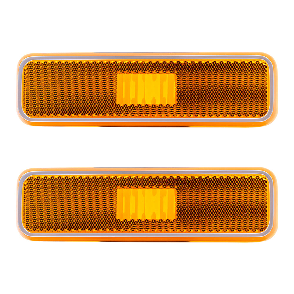 Park/Signal/Side Marker for 1981-1993 D150 Front Amber L=R for 1981-1993 D250 1981-1993 D350 1981-1993 Ramcharger 1972-1986 Charger 1972-1976 Dart 1976-1979 Aspen 3587436 CH2550101