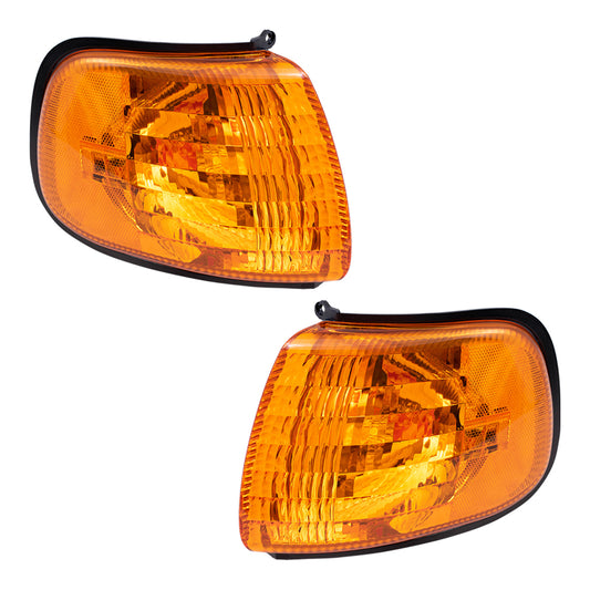 Park/Signal/Side Marker for 1998-1998 B1500 for 1998-1998 B2500 1998-1998 B3500 1999-2003 Ram 1500 Van 1999-2003 Ram 2500 Van 1999-2003 Ram 3500 Van 55076527AC Set CH2520132