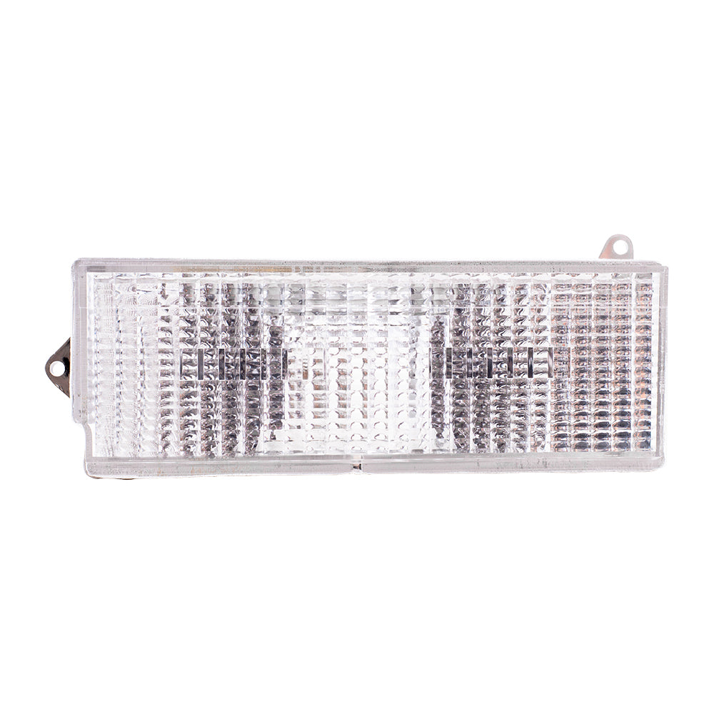 Brock Replacement Driver Park Signal Front Marker Light Compatible with 84-96 Cherokee Comanche Wagoneer 56000099