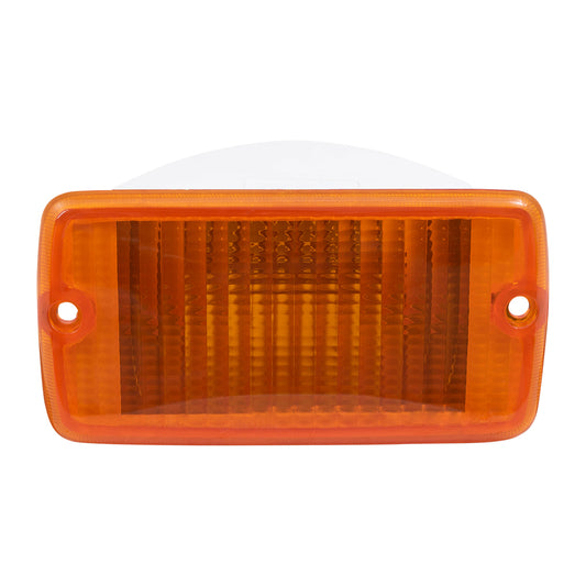 Brock Replacement Park Signal Front Marker Light Compatible with 1997-2000 Wrangler 55055020AE