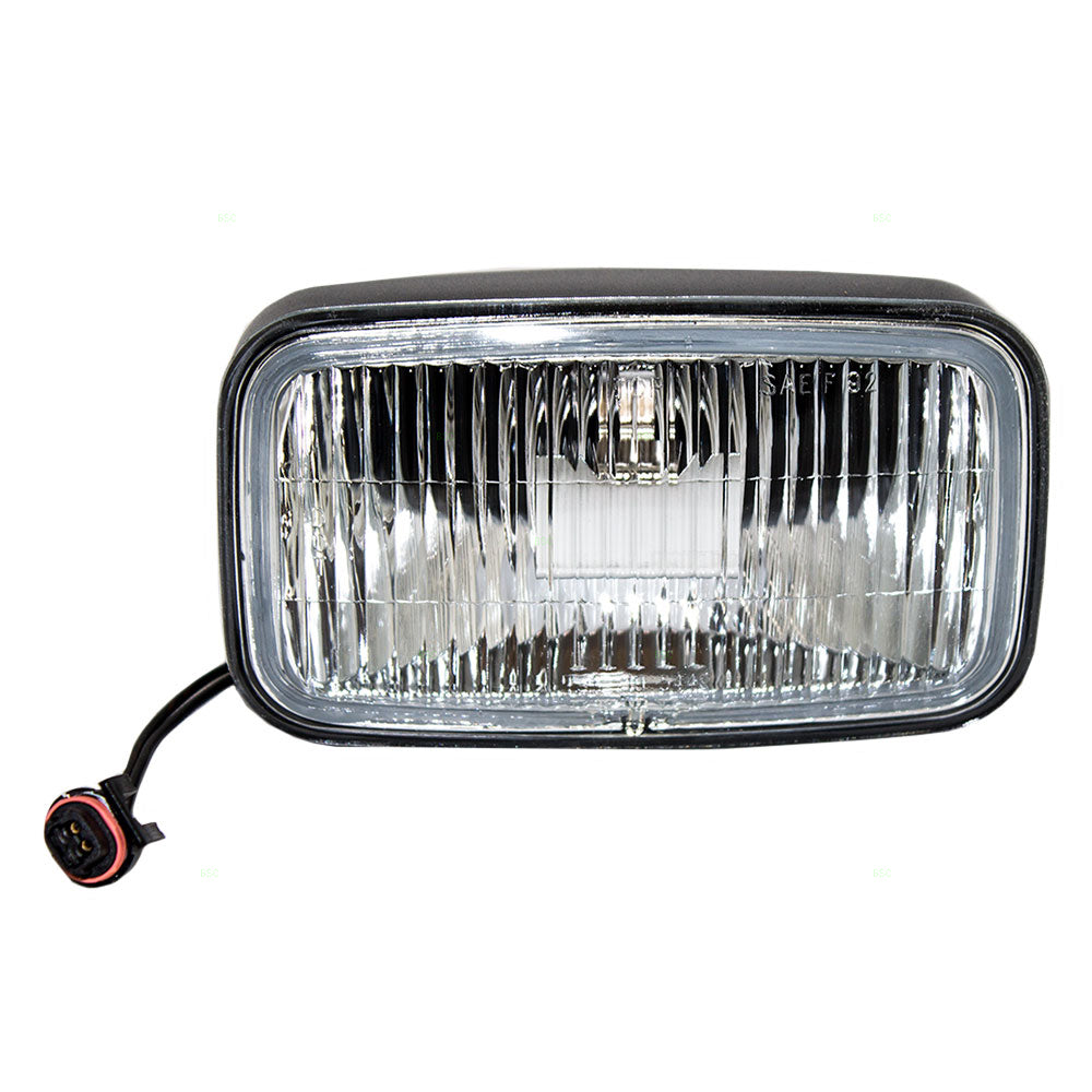 Brock Replacement Fog Light Lamp Compatible with 1993-1995 Grand Cherokee 1993 Grand Wagoneer 4713582