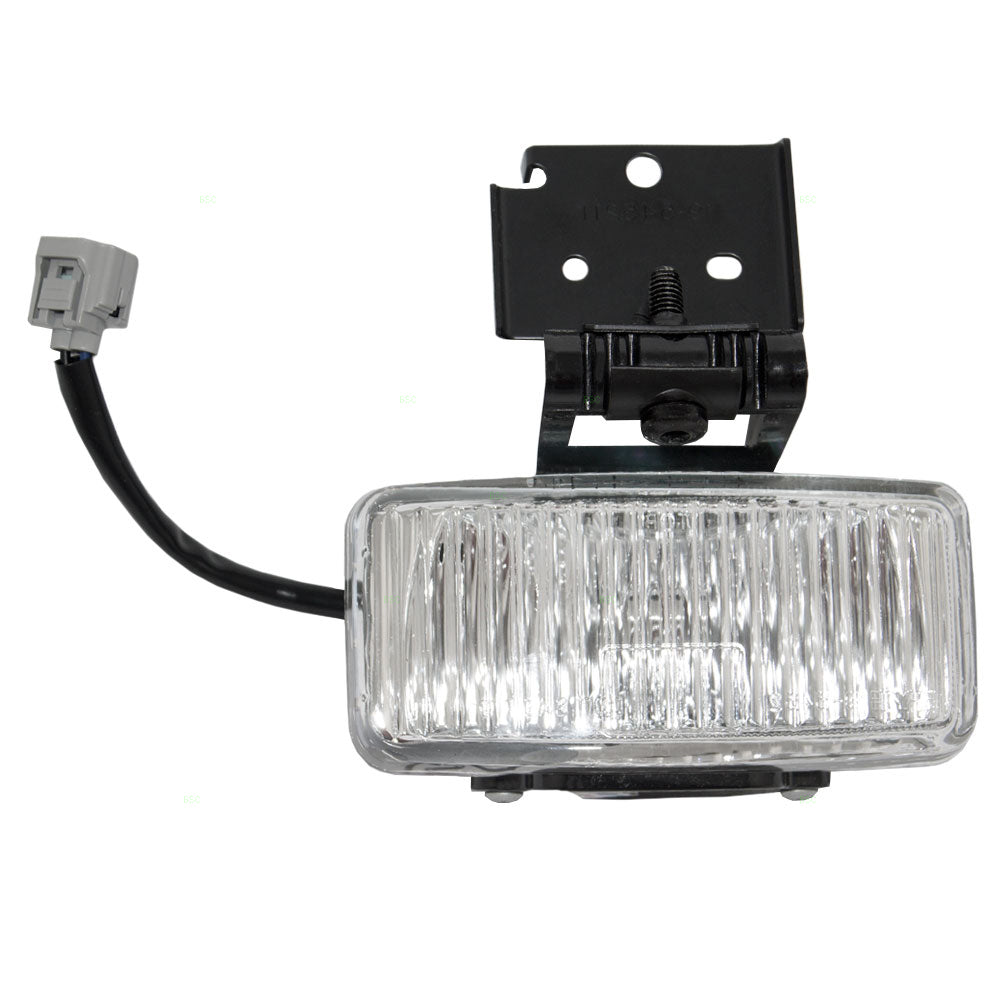 Brock Replacement Passenger Fog Light Lamp Compatible with 1997-1998 Grand Cherokee 55155312