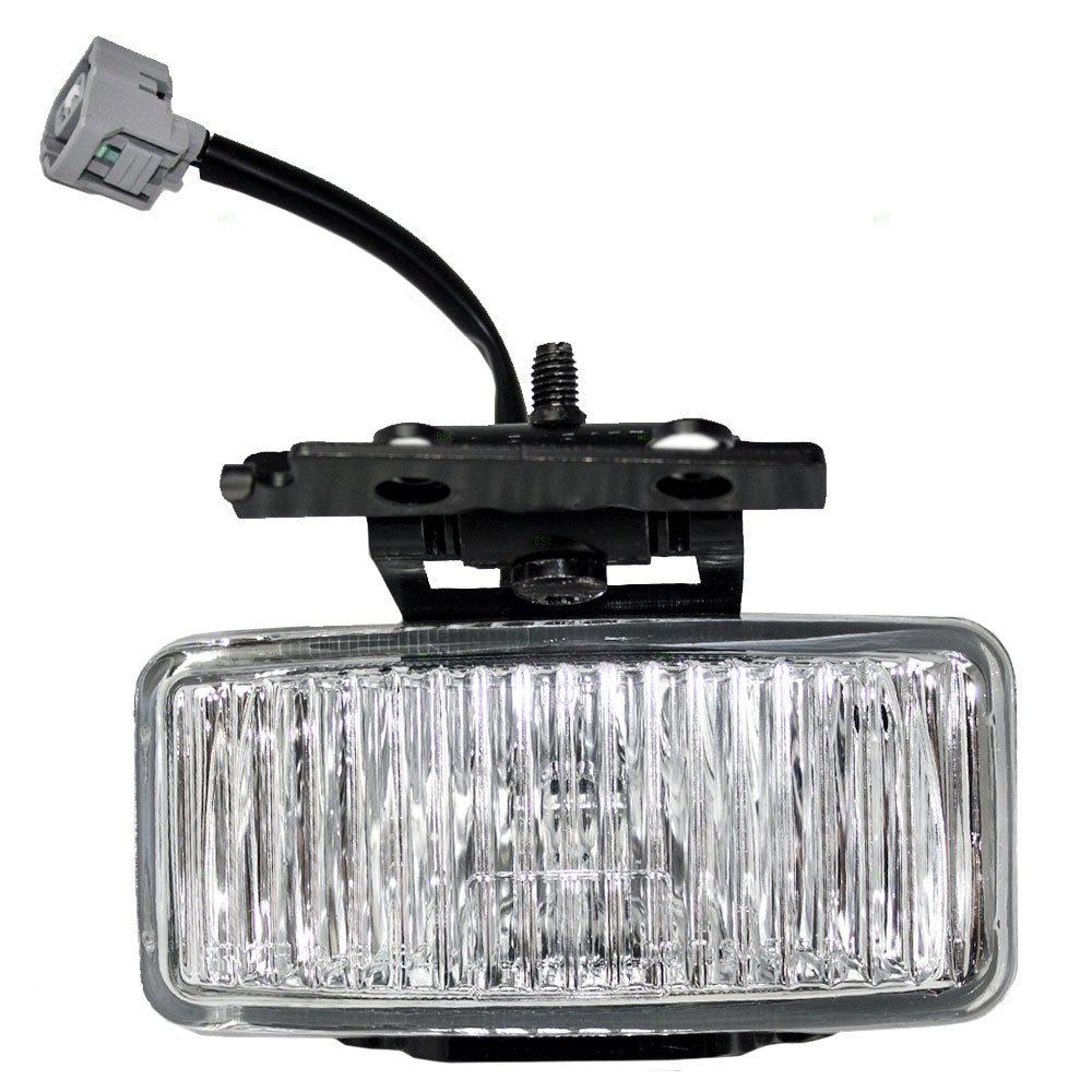 Brock Replacement Driver Fog Light Lamp Compatible with 1997-2001 Cherokee 55055275AB