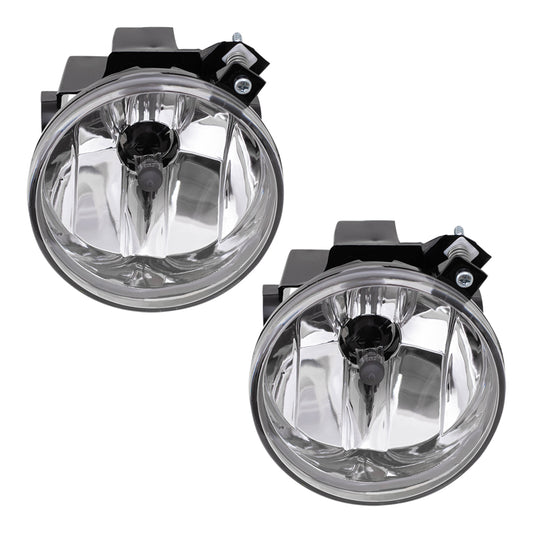 Fog Light for 2001-2004 Dakota Round Clear Lens L=R for 2001-2003 Durango 55077320AD CH2592113