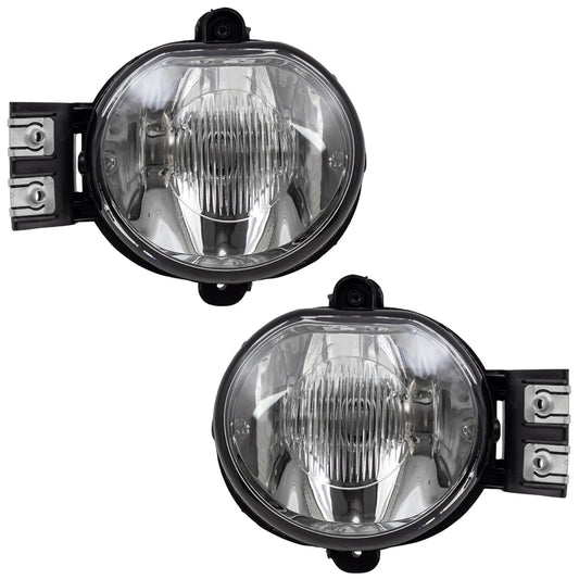 Fog Light for 2002-2008 Ram 1500 for 2002-2003 Ram 1500 Van 2003-2009 Ram 2500 2003-2003 Ram 2500 Van 2003-2010 Ram 3500 2003-2003 Ram 3500 Van 55077475AE Set CH2592121