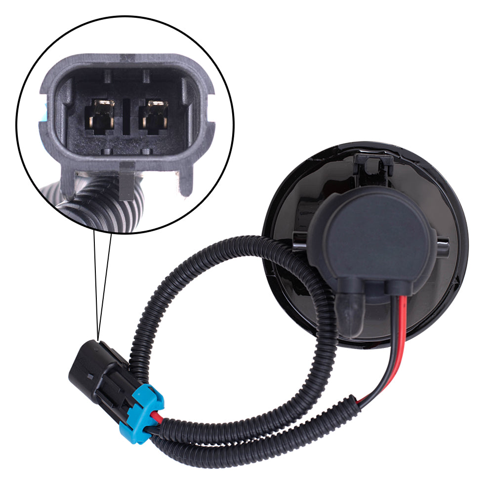 Brock Replacement Fog Lights Pair Compatible with 2008-2016 Pinnacle CXU612 CXU613 Replaces 84722512