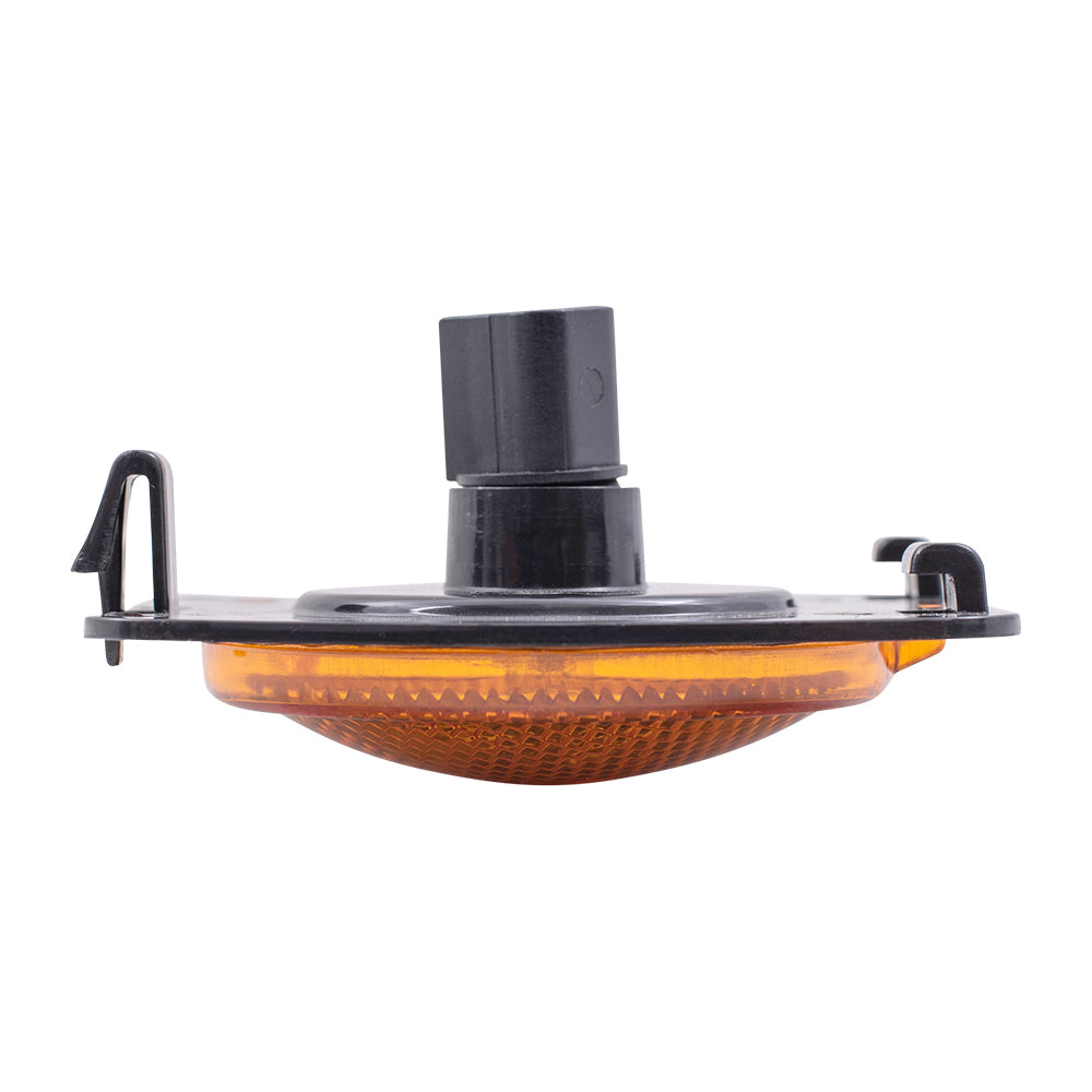 Brock Replacement Passengers Signal Side Marker Light Compatible with 2007-2017 Wrangler 2018 Wrangler JK 55078144AA CH2551127