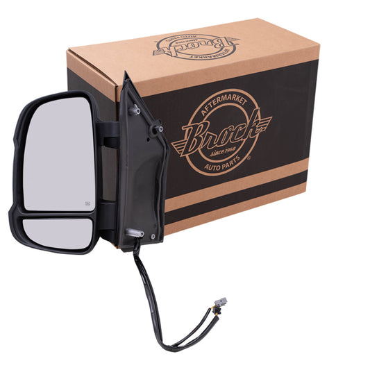Power Mirror for 2014-2023 ProMaster 1500 Non-Extended Temperature Sensor Turn Signal Indicator Heated Power Fold for 2014-2023 ProMaster 2500 5VF01JXWAI Left CH1320432
