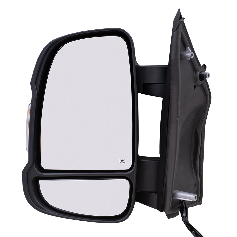 Brock Replacement Driver Power Folding Mirror Heated Compatible with 2014 2015 2016 2017 2018 2019 Promaster Van