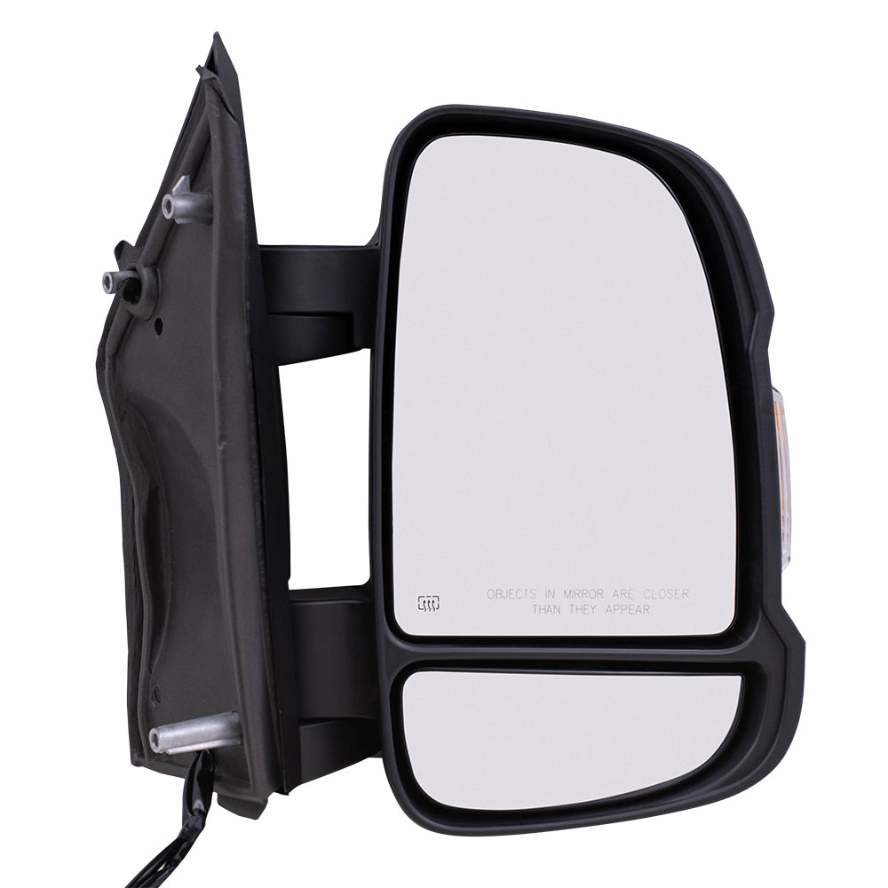 Brock Replacement Passenger Power Folding Mirror Heated Compatible with 2014 2015 2016 2017 2018 2019 Promaster Van