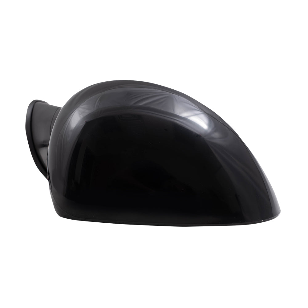 Brock Replacement Passenger Side Power Mirror Paint to Match Black with Heat-Blind Spot Detection Compatible with 2015-2019 Dodge Challenger
