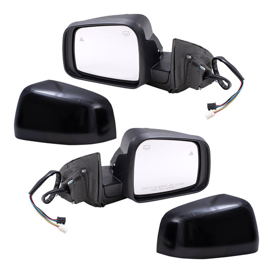 Power Mirror for 2012-2022 Durango Blind Spot Detection Turn Signal Indicator Memory Heated Manual Fold 5SH47KXJAB Set