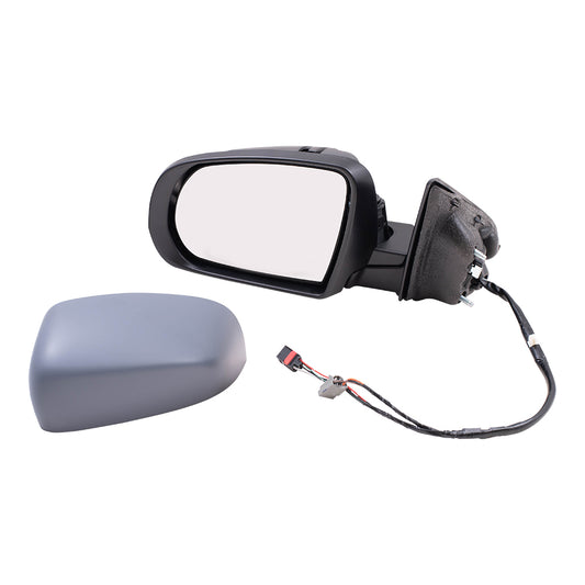 Power Mirror for 2017-2024 Compass Turn Signal Indicator Heated Manual Fold 68365141AA Left CH1320499
