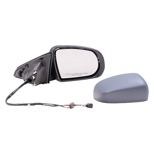 Power Mirror for 2017-2022 Compass Paint To Match Gray Cover-Chrome Base Turn Signal Indicator Heated Manual Fold 68365144AA Right CH1321484