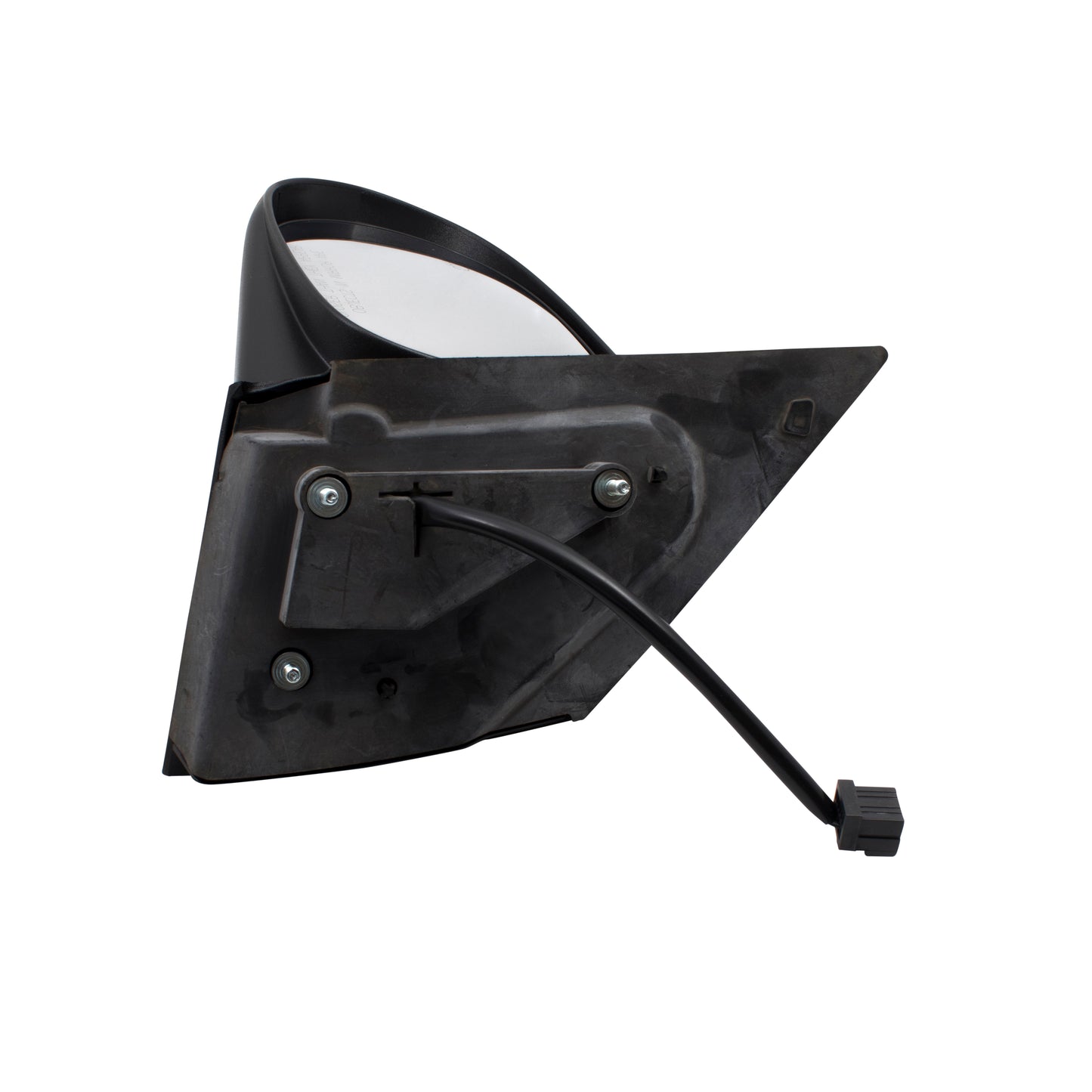 Brock Aftermarket Replacement Driver Left Power Mirror Textured Black Non-Folding With Heat