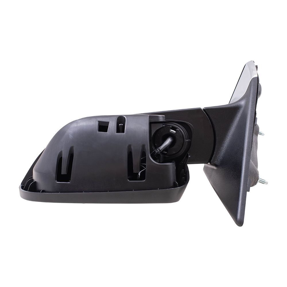 Brock Aftermarket Replacement Driver Left Power Mirror with Paint to Match Gray Cover-Chrome Base-Heat-Signal-Blind Spot Detection Compatible with 2017-2021 Jeep Compass