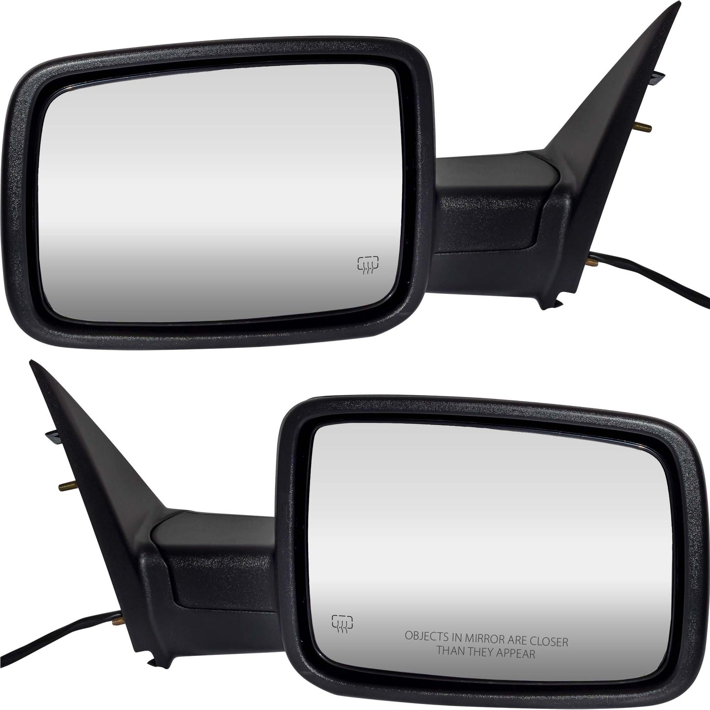Power Mirror for 2009-2010 Ram 1500 Heated Manual Fold for 2010 Ram 2500 for 2011-2012 1500 for 2011-2012 2500 55372067AI Set CH1320303
