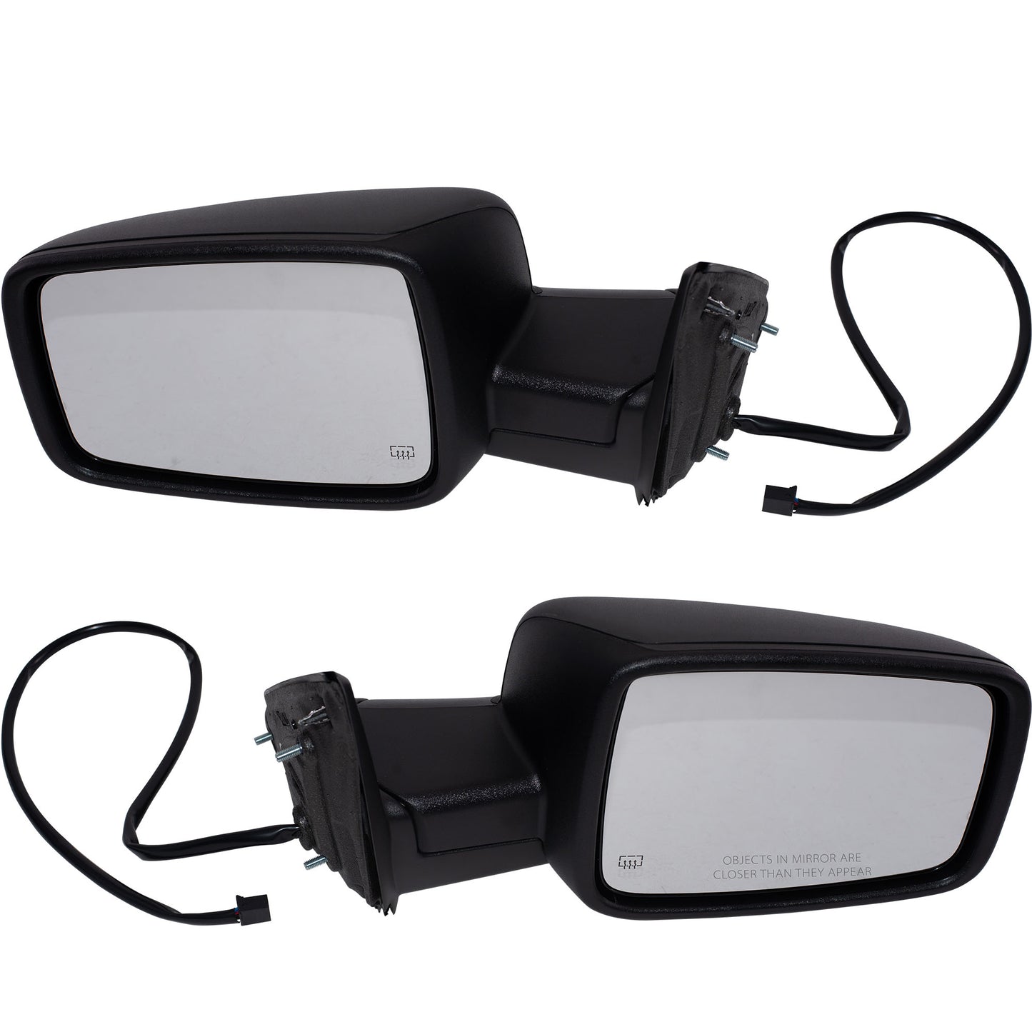 Power Mirror for 2019-2022 1500 Classic w/o Towing Package w/ Temperature Sensor for 2014-2018 1500 for 2013-2018 2500 68147863AO Set CH1320354
