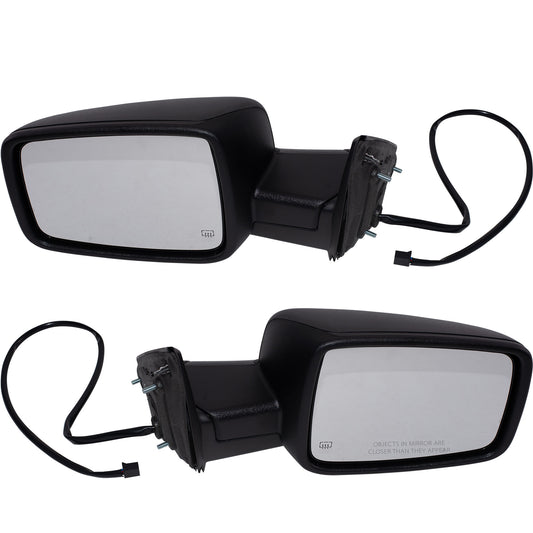 Power Mirror for 2019-2022 1500 Classic w/o Towing Package w/ Temperature Sensor for 2014-2018 1500 for 2013-2018 2500 68147863AO Set CH1320354