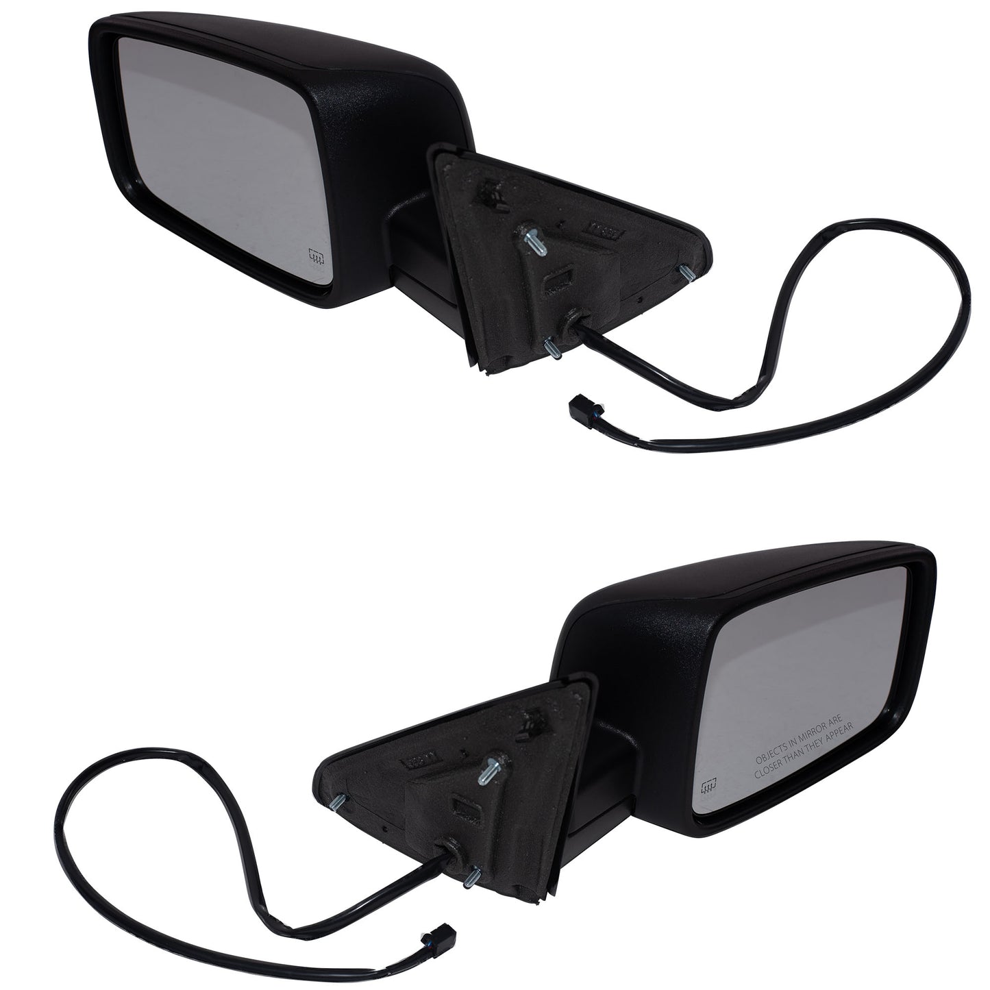 Power Mirror for 2019-2022 1500 Classic w/o Towing Package w/ Temperature Sensor for 2014-2018 1500 for 2013-2018 2500 68147863AO Set CH1320354