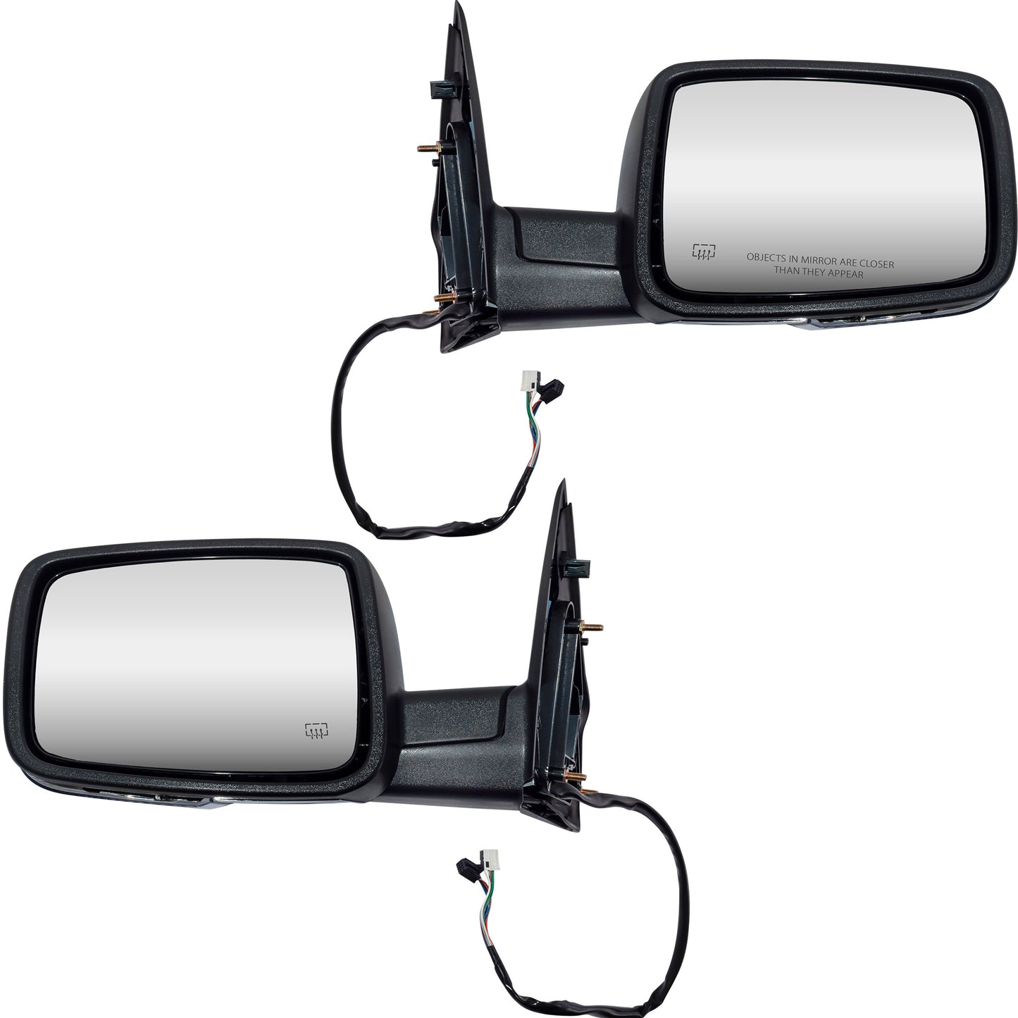 Power Mirror for 2009 Ram 1500 Turn Signal Indicator Heated 55079043AC Set CH1320292