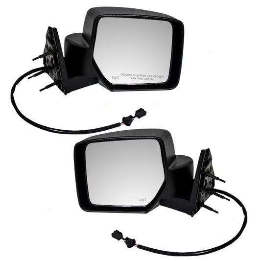 Power Mirror for 2007-2011 Nitro Heated Manual Fold 55157191AJ Set CH1320278