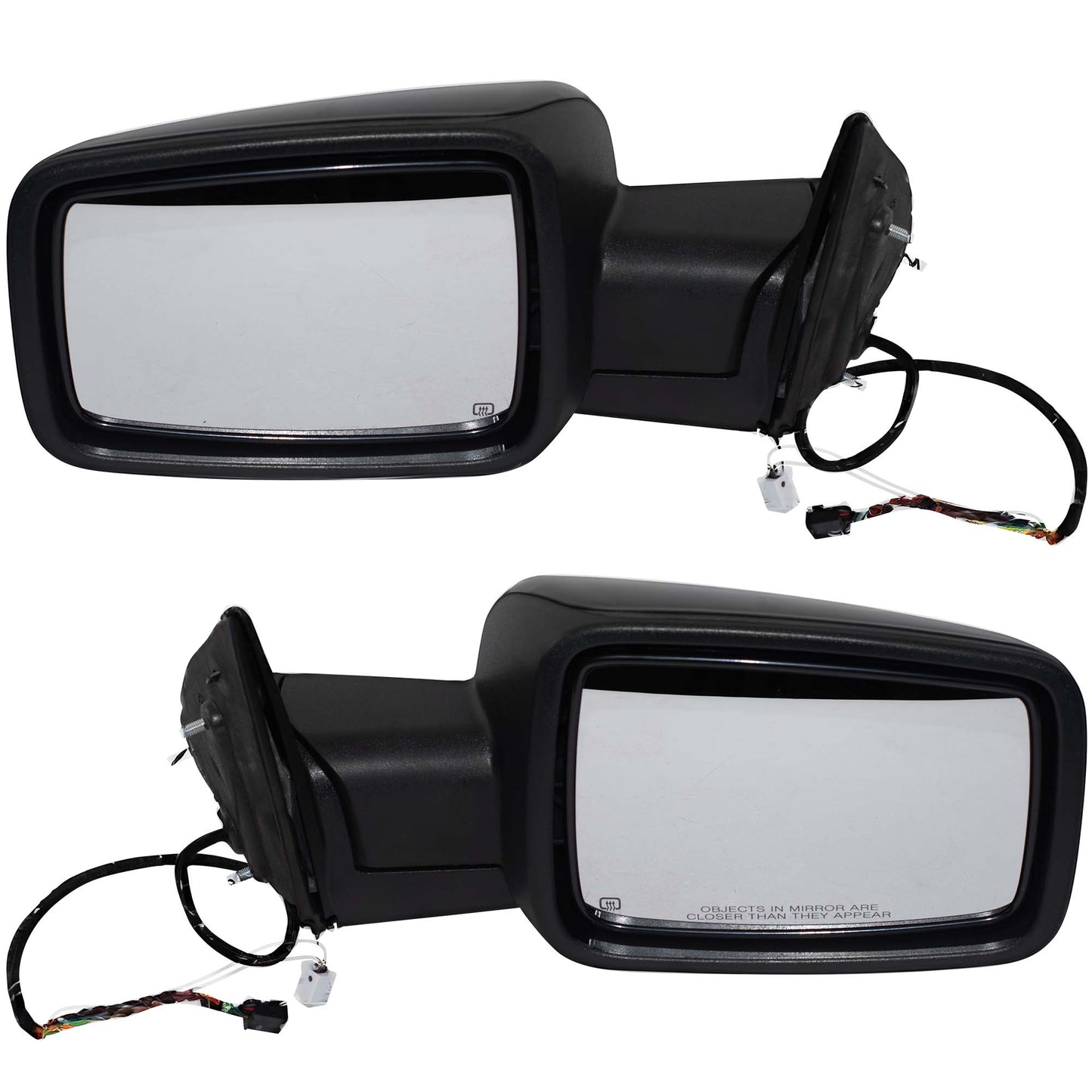 Power Mirror for 2009-2010 Ram 1500 w/o Towing Package for 2011-2012 1500 1FX371XRAD Set CH1320293