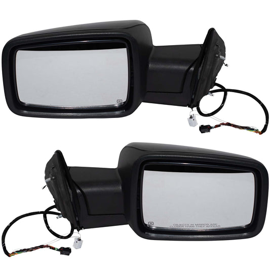 Power Mirror for 2009-2010 Ram 1500 w/o Towing Package for 2011-2012 1500 1FX371XRAD Set CH1320293