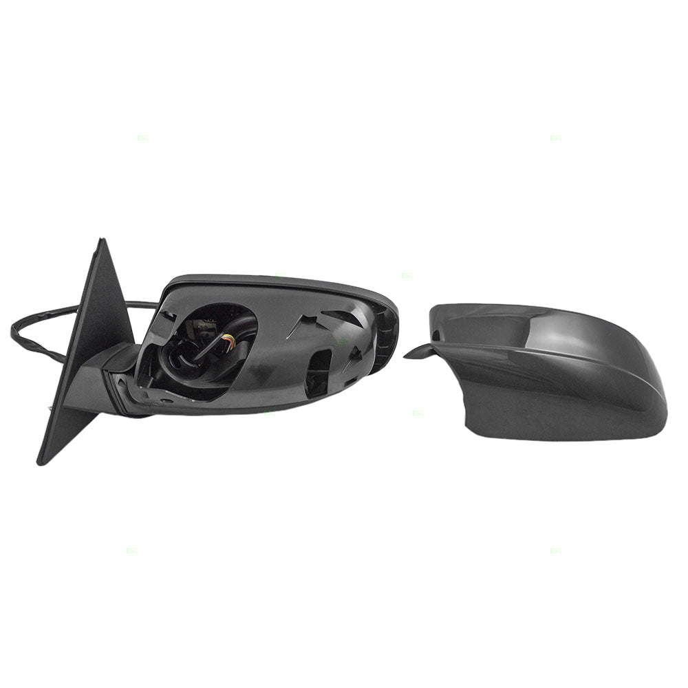 Replacement Driver Power Side View Mirror Heated Ready-to-Paint Compatible with 2011-2014 Charger 1LD59AXRAH