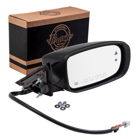 Power Mirror for 2011-2019 Charger Blind Spot Detection Memory Heated Manual Fold 1NJ06DX8AL Right