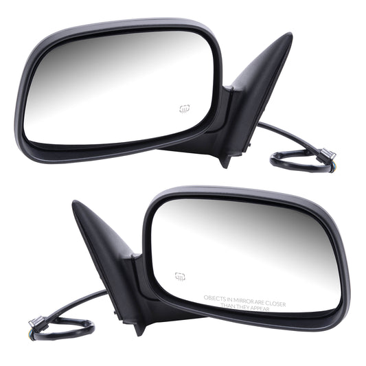 Power Mirror for 2001-2004 Dakota Heated Manual Fold for 2001-2003 Durango 55077252AE Set CH1320318