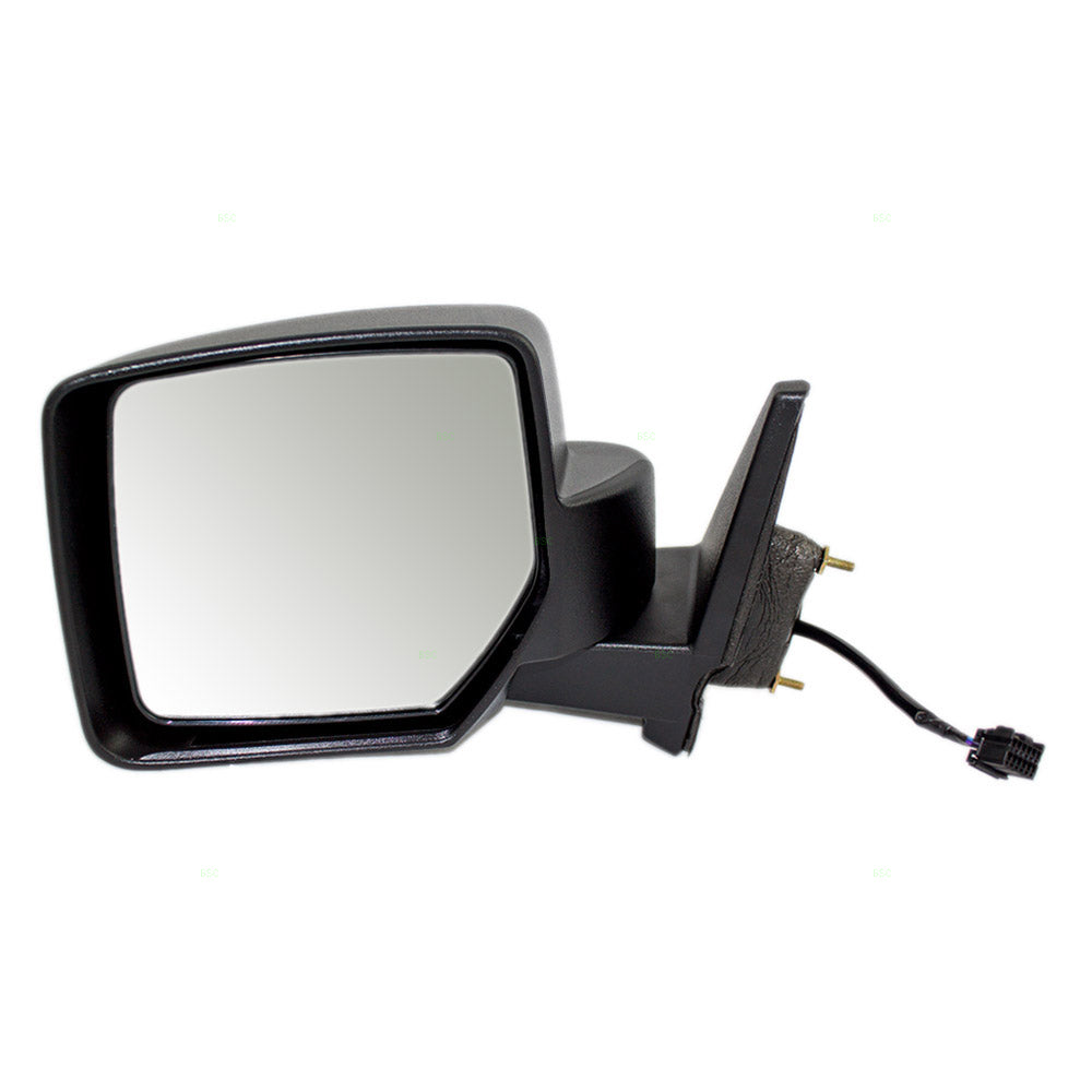 Replacement Drivers Power Side View Mirror Heated Textured Compatible with 2007-2015 Patriot 5155459AI