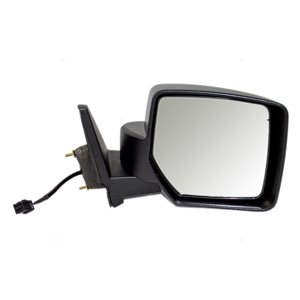 Replacement Passenger Power Side View Mirror Heated Textured Compatible with 2007-2017 Patriot 5155458AI