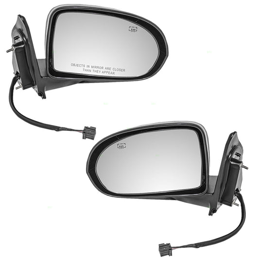 Power Mirror for 2007-2017 Compass Heated Manual Fold 5115047AM Set CH1320262
