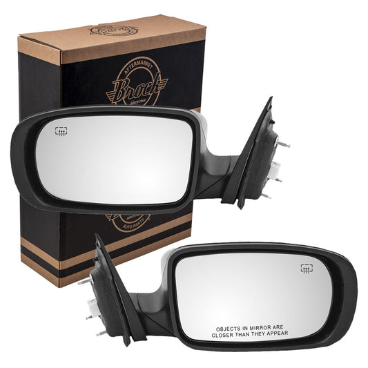Power Mirror for 2011-2014 200 Sedan Heated Manual Fold 1SX891X8AC Set CH1320328