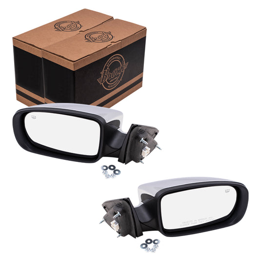 Power Mirror for 2011-2014 200 Sedan Heated Manual Fold 68081541AD Set CH1320329