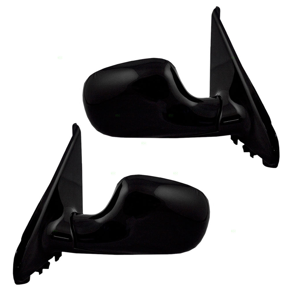 Replacement Pair Set Power Side View Mirrors Heated Compatible with 1996-2000 Caravan Grand Caravan Town & Country Voyager Grand Voyager 4675571AB 4675570AB