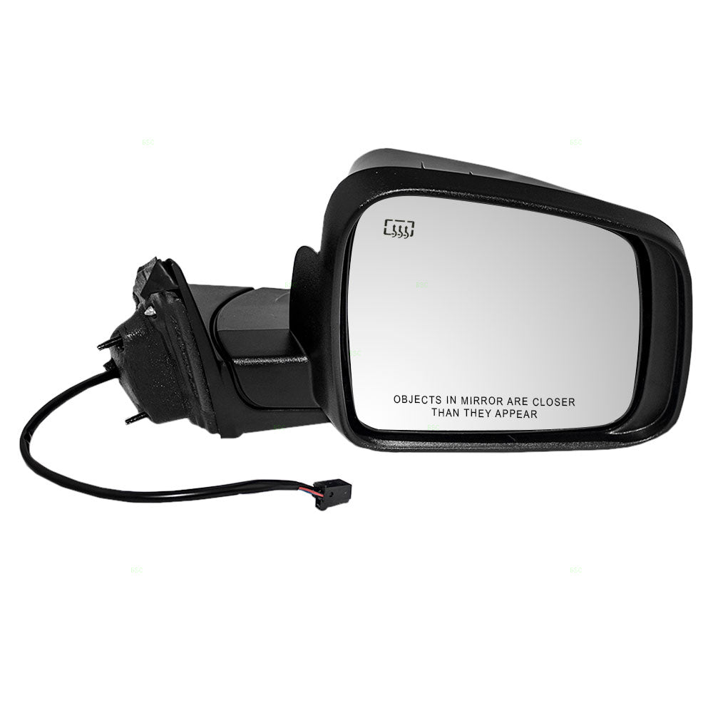 Replacement Passenger Power Side View Mirror Heated Manual Folding Compatible with 5SG18AXRAF