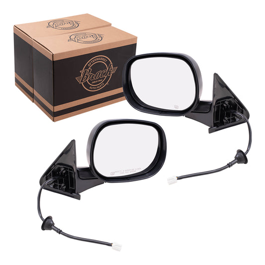 Power Mirror for 1998-2001 Ram 1500 Heated Manual Fold for 1998-2002 Ram 2500 55076489AG Set CH1320168