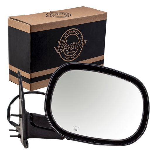 Power Mirror for 1997-2000 Dakota 6X9 Heated Manual Fold for 1998-2000 Durango 55077078AC Right CH1321177
