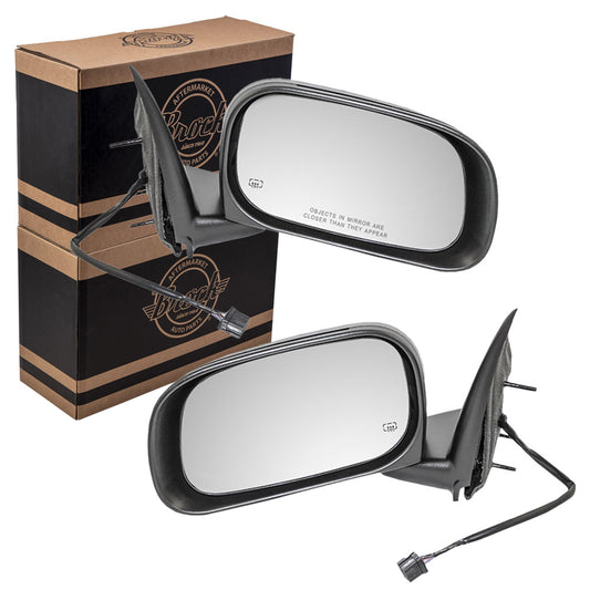 Power Mirror for 2004-2009 Durango Heated Manual Fold 55077401AM Set CH1320217
